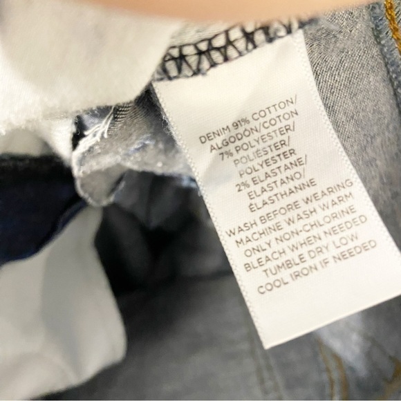 LOFT | Modern Skinny Mid rise Distressed Jeans Size 27/4 - Picture 5 of 11